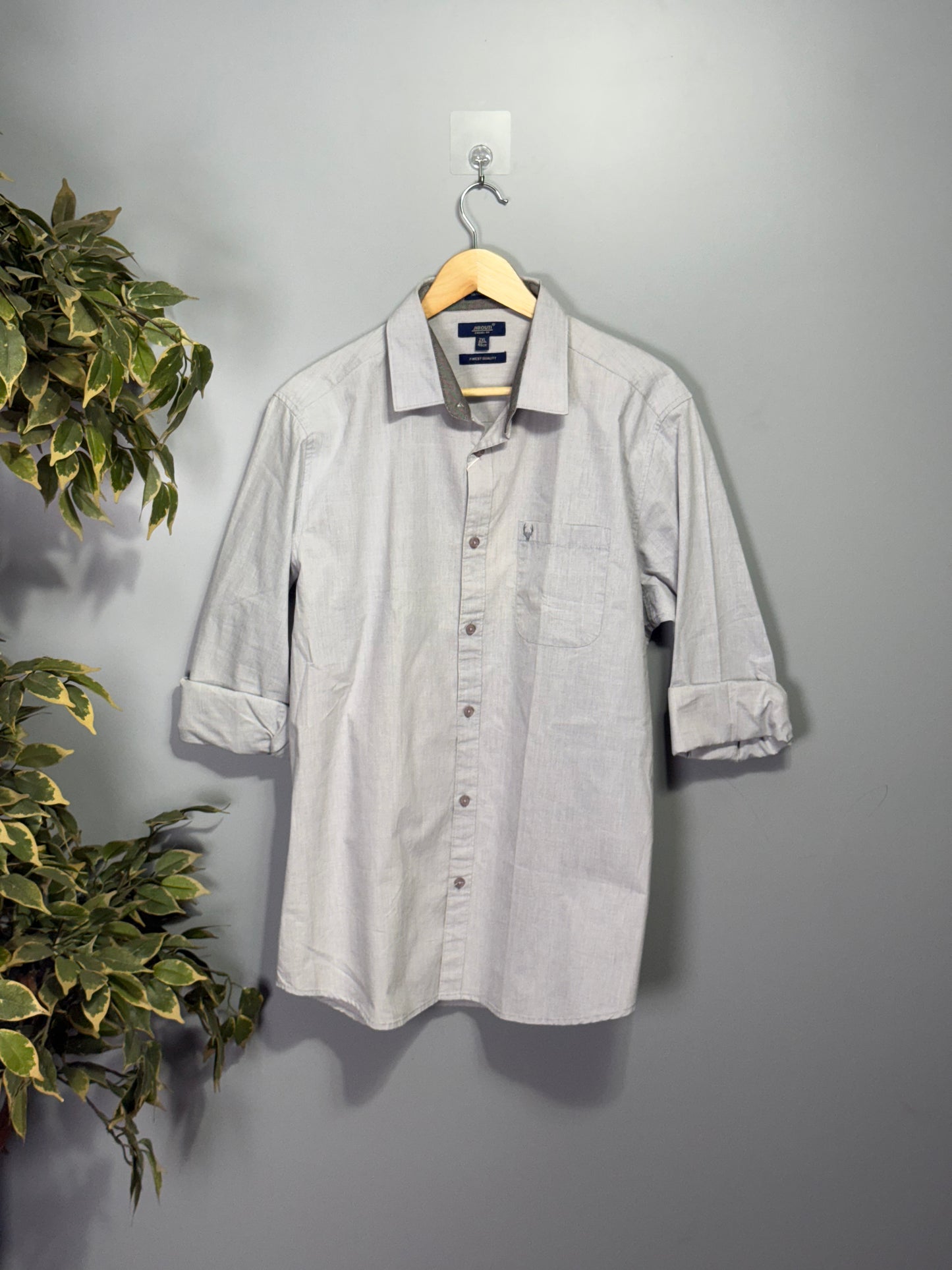 Men's Solid Full Sleeve Shirt