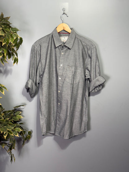 Men's Solid Full Sleeve Shirt