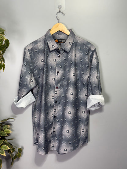 Men's Printed Full Sleeve Shirt