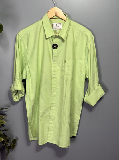 Men's Solid Full Sleeve Shirt