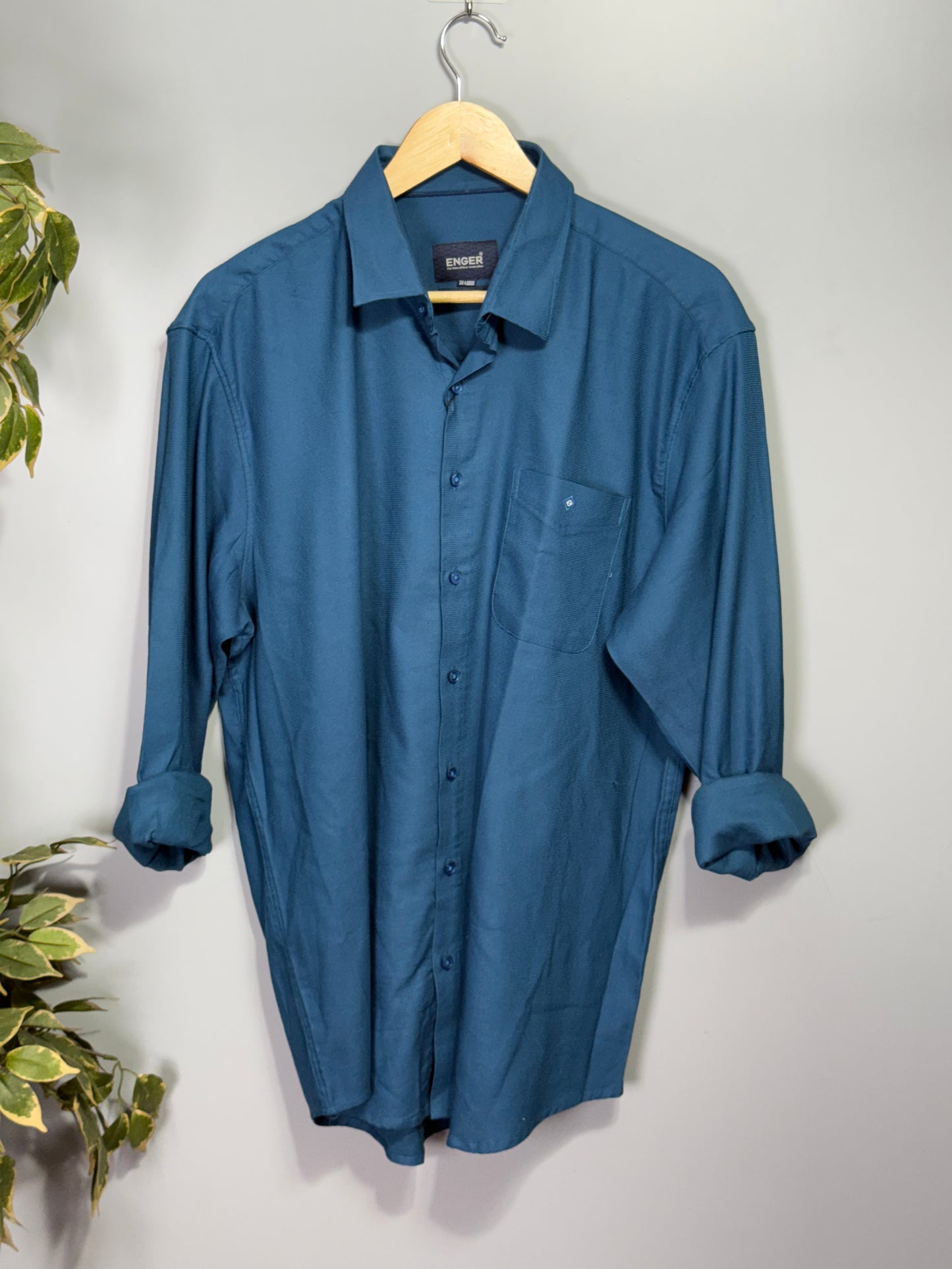 Men's Solid Full Sleeve Shirt