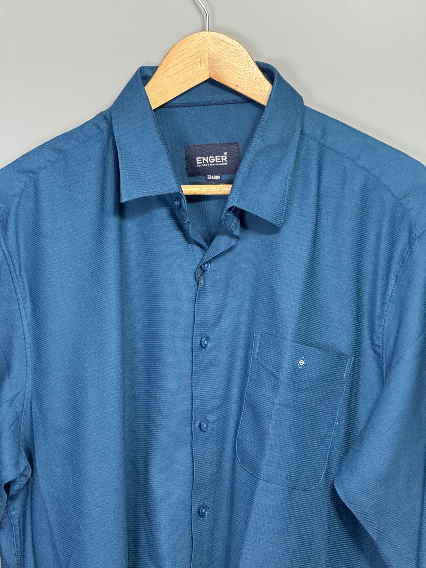 Men's Solid Full Sleeve Shirt