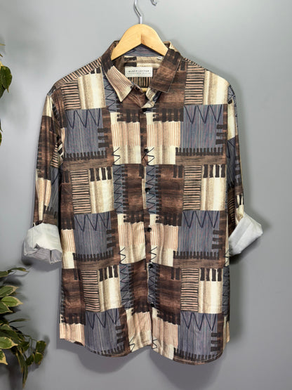 Men's Printed Full Sleeve Shirt