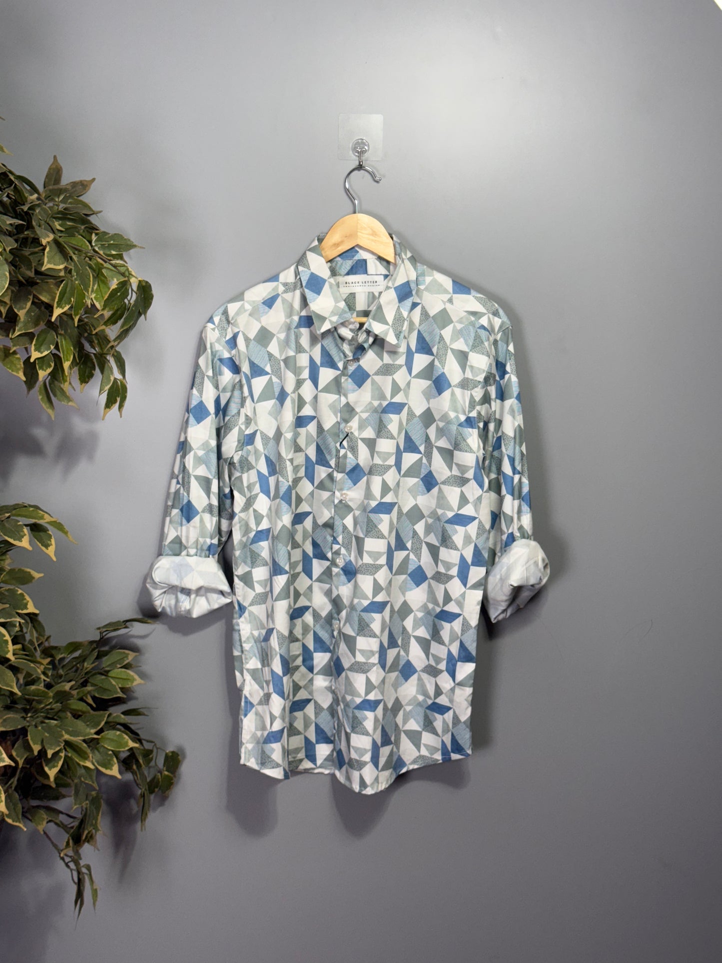 Men's Digital Printed Full Sleeve Shirt