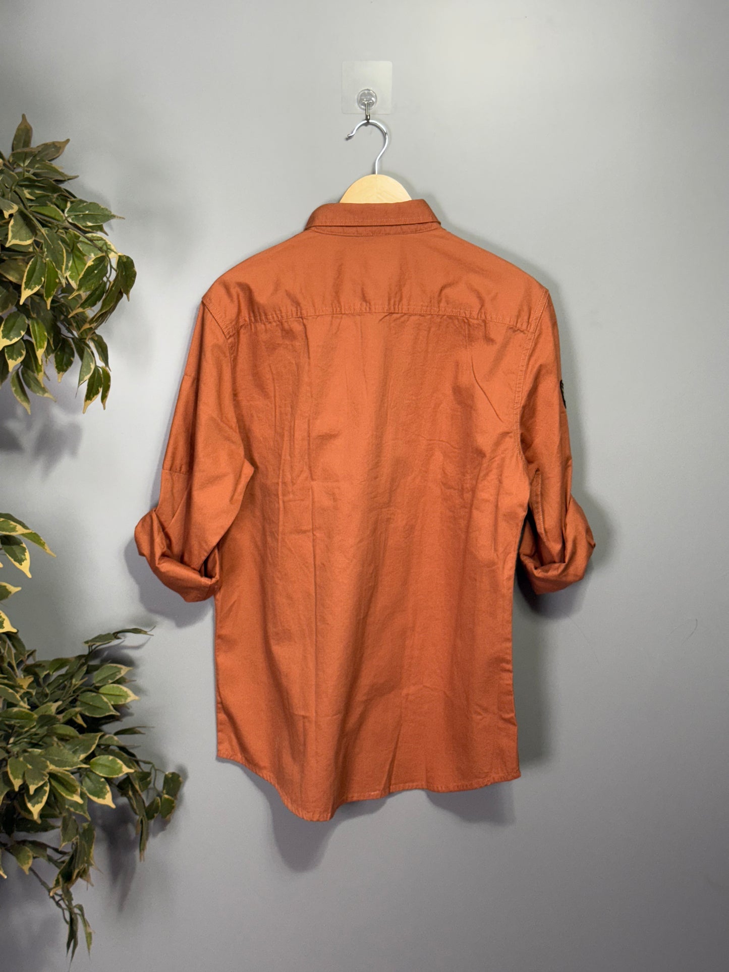 Men's Solid Full Sleeve Shirt