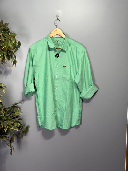 Men's Solid Full Sleeve Shirt