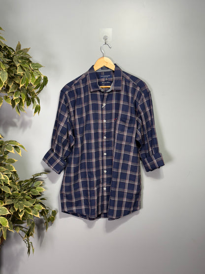 Men's Checked Full Sleeve Shirt