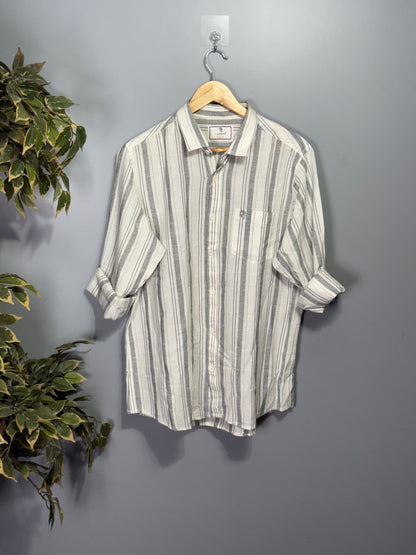 Men's Striped Full Sleeve Shirt