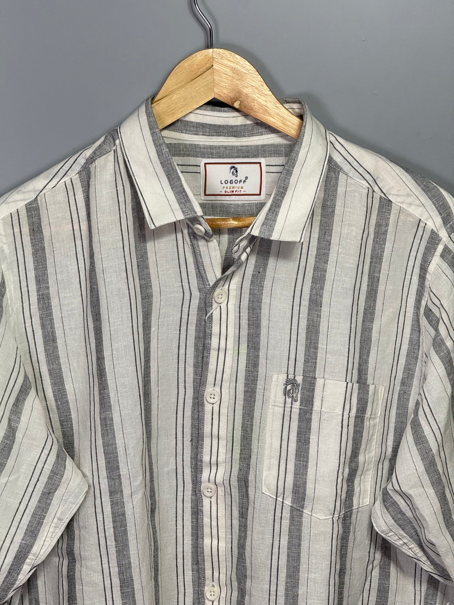 Men's Striped Full Sleeve Shirt