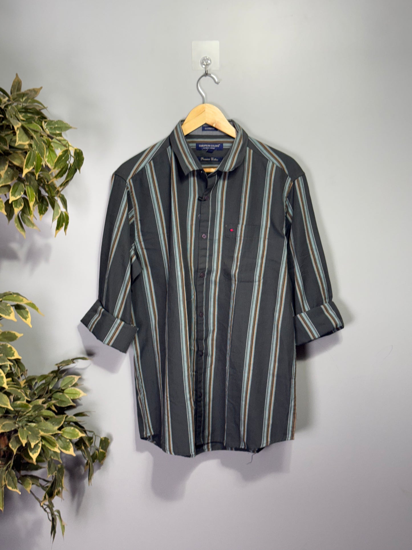 Men's Striped Full Sleeve Shirt