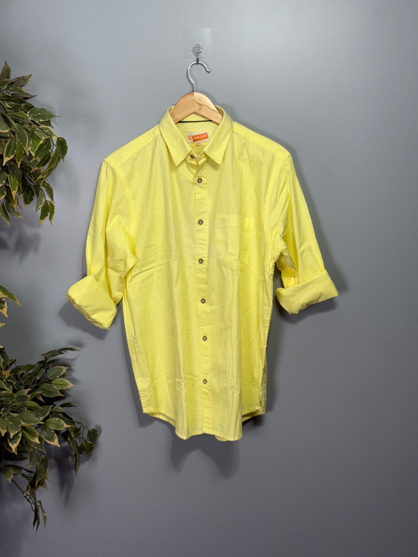 Men's Solid Full Sleeve Shirt