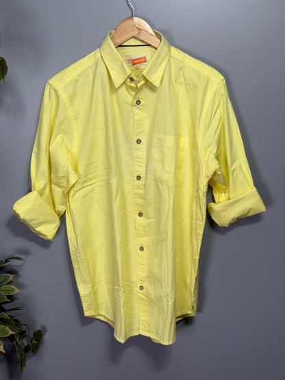 Men's Solid Full Sleeve Shirt