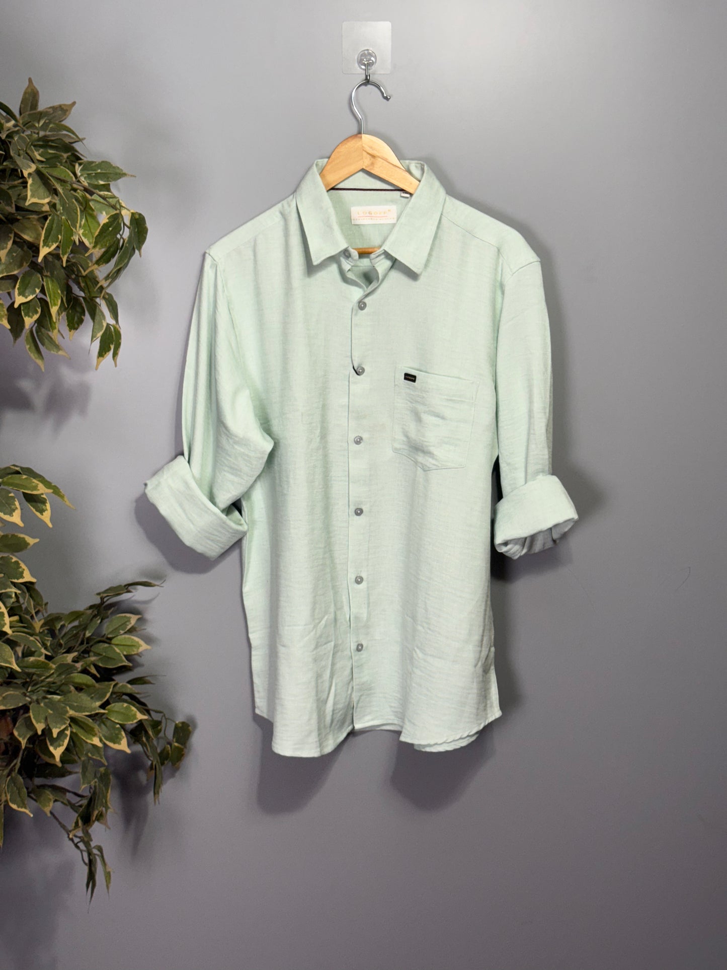 Men's Solid Full Sleeve Shirt