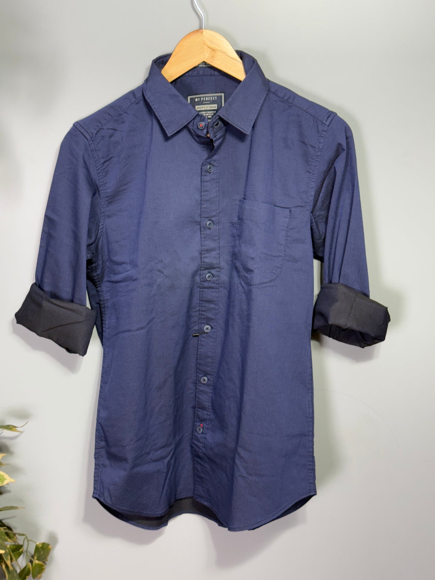 Men's Solid Full Sleeve Shirt