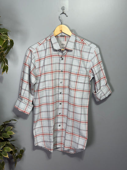 Men's Checked Full Sleeve Shirt