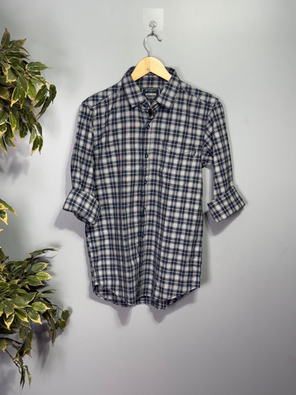 Men's Checked Full Sleeve Shirt