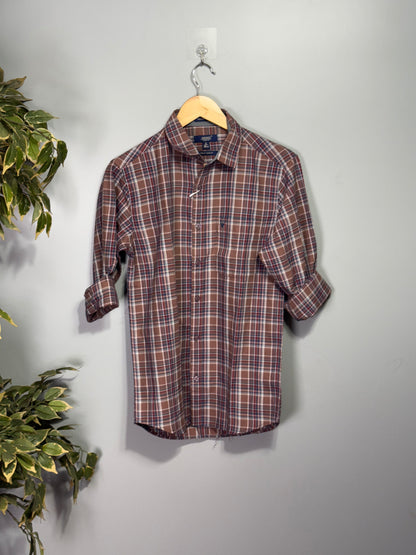 Men's Checked Full Sleeve Shirt