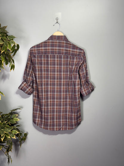 Men's Checked Full Sleeve Shirt