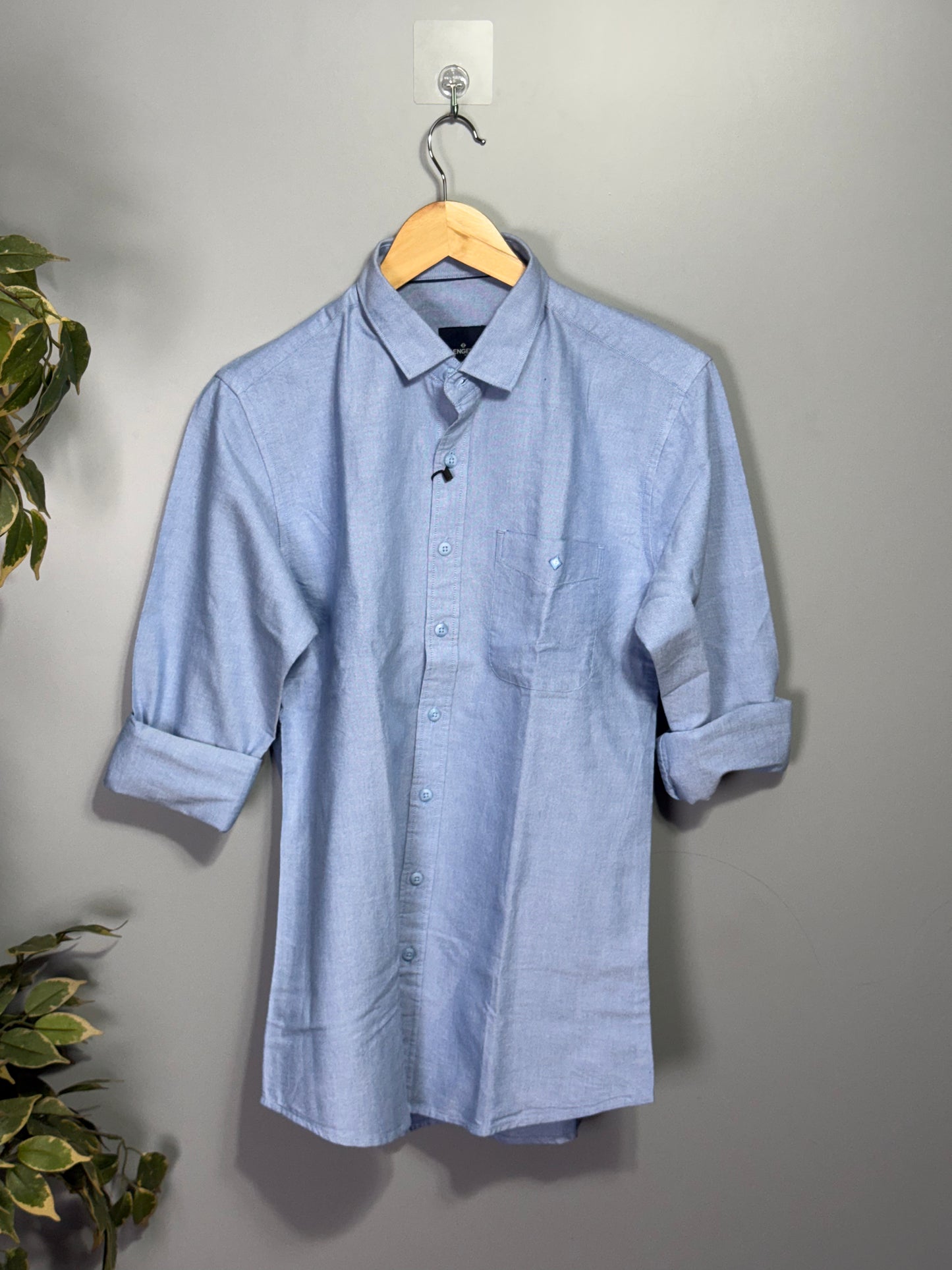 Men's Solid Full Sleeve Shirt