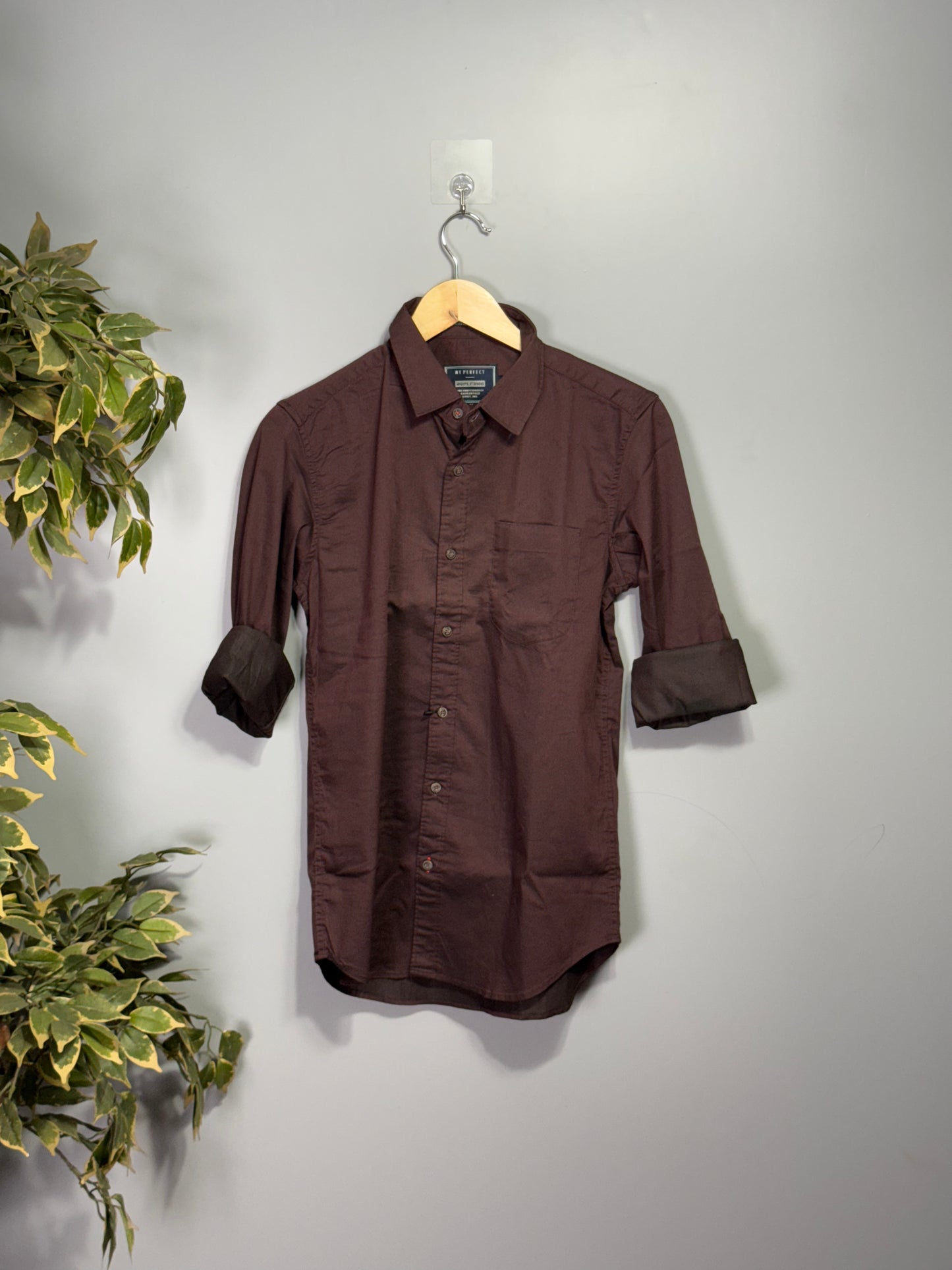 Men's Solid Full Sleeve Shirt