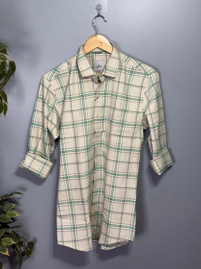 Men's Checked Full Sleeve Shirt