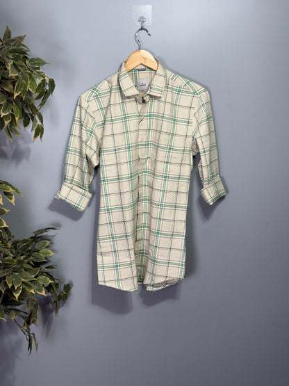 Men's Checked Full Sleeve Shirt