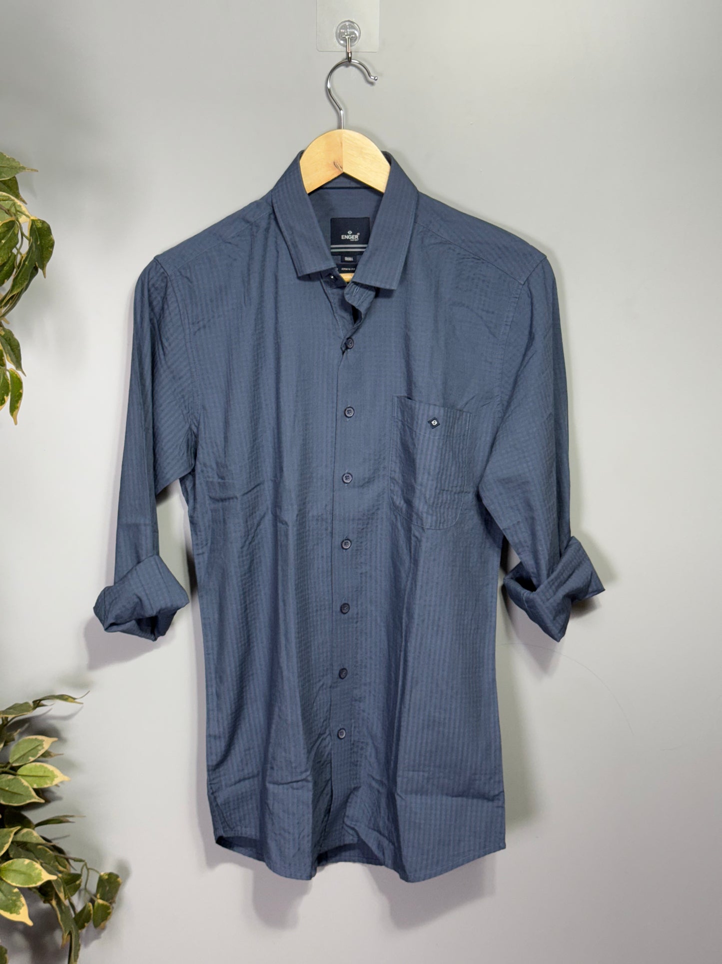 Men's Solid Full Sleeve Shirt