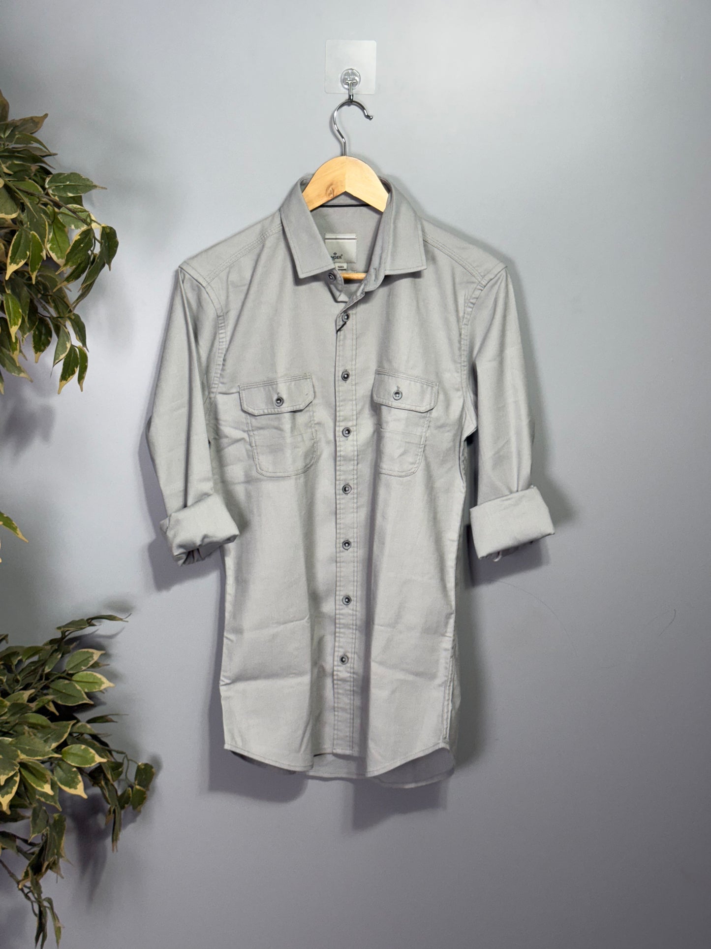 Men's Solid Full Sleeve Shirt