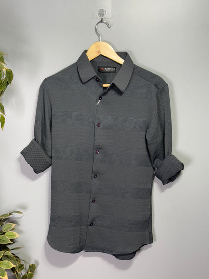 Men's Solid Full Sleeve Shirt