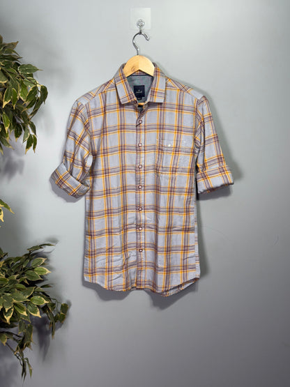 Men's Checked Full Sleeve Shirt