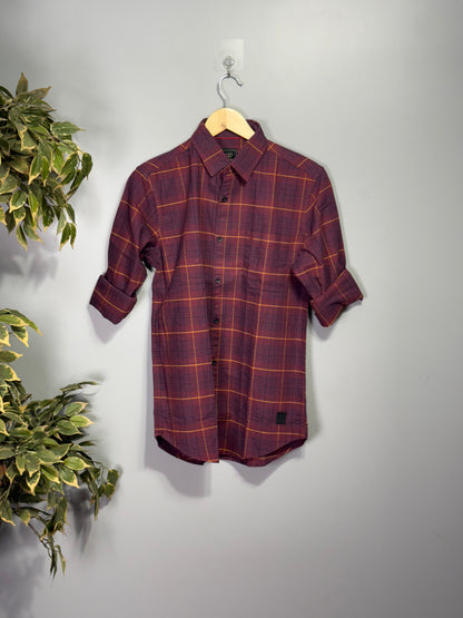 Men's Checked Full Sleeve Shirt