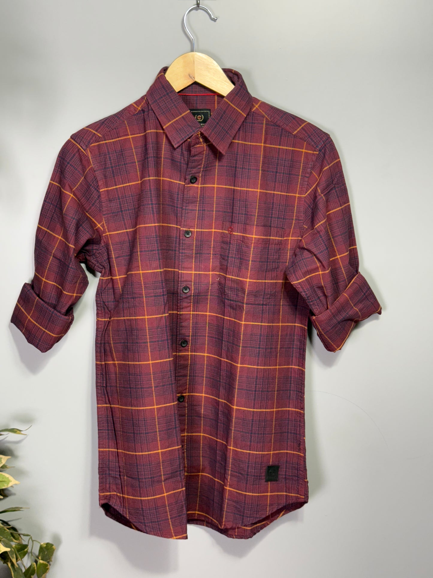 Men's Checked Full Sleeve Shirt