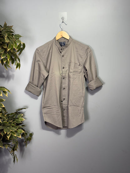 Men's Solid Full Sleeve Shirt