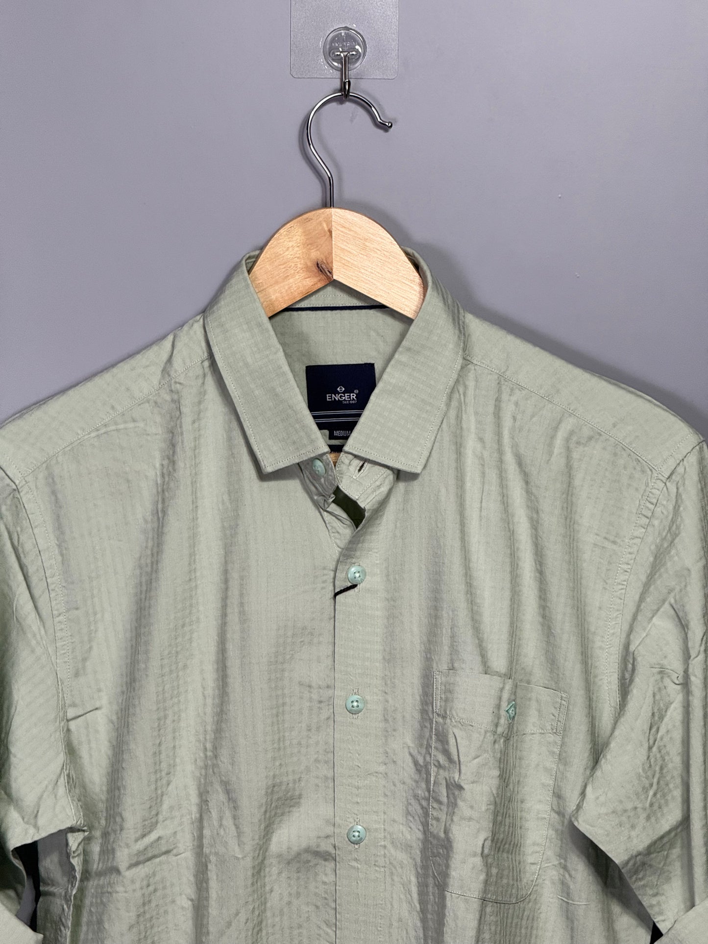 Men's Solid Full Sleeve Shirt