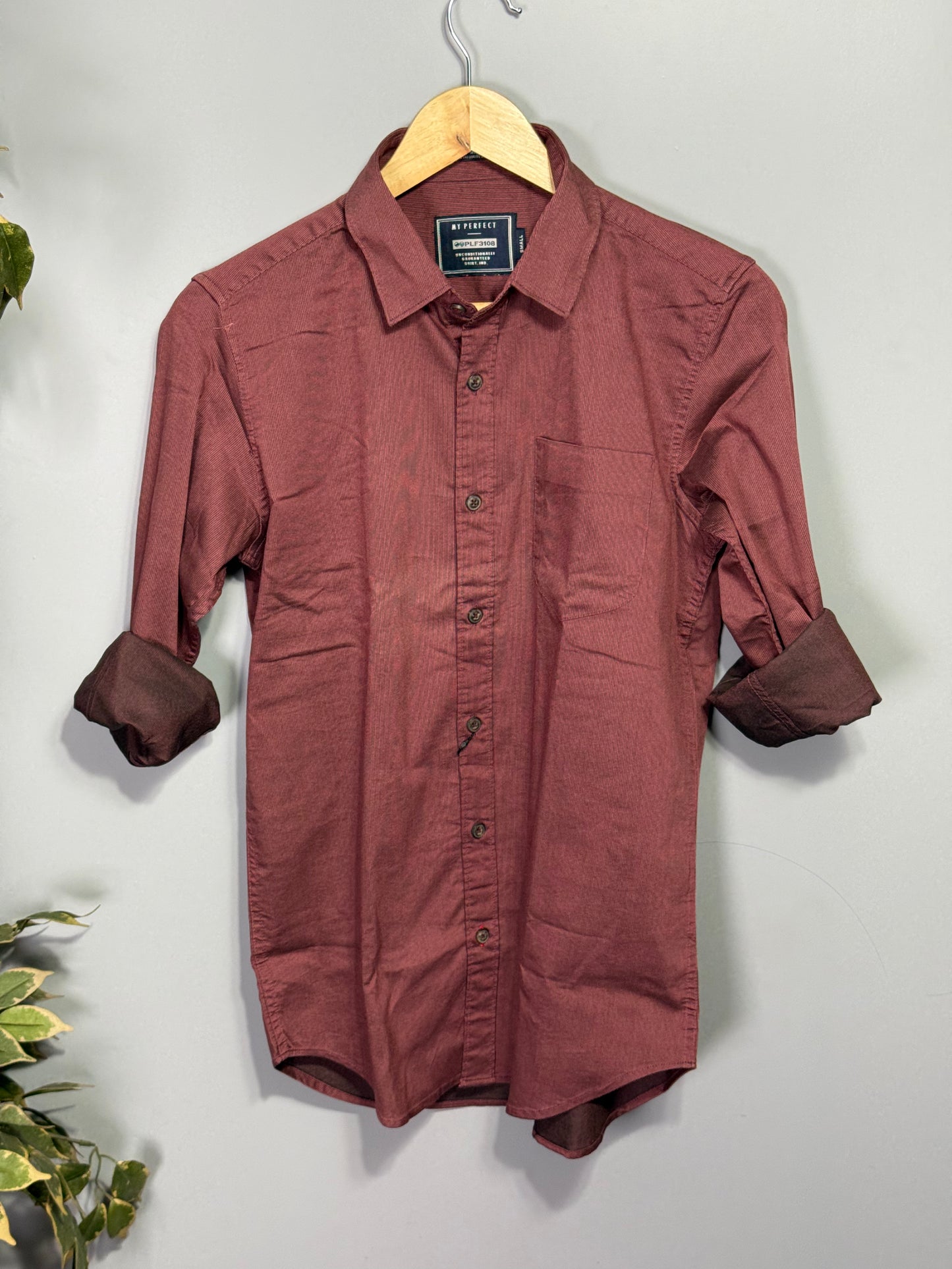 Men's Solid Full Sleeve Shirt