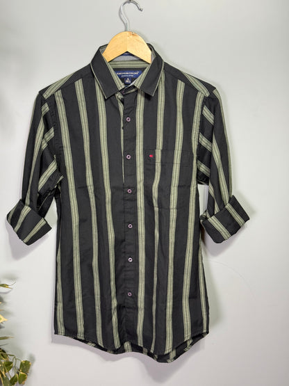 Men's Striped Full Sleeve Shirt