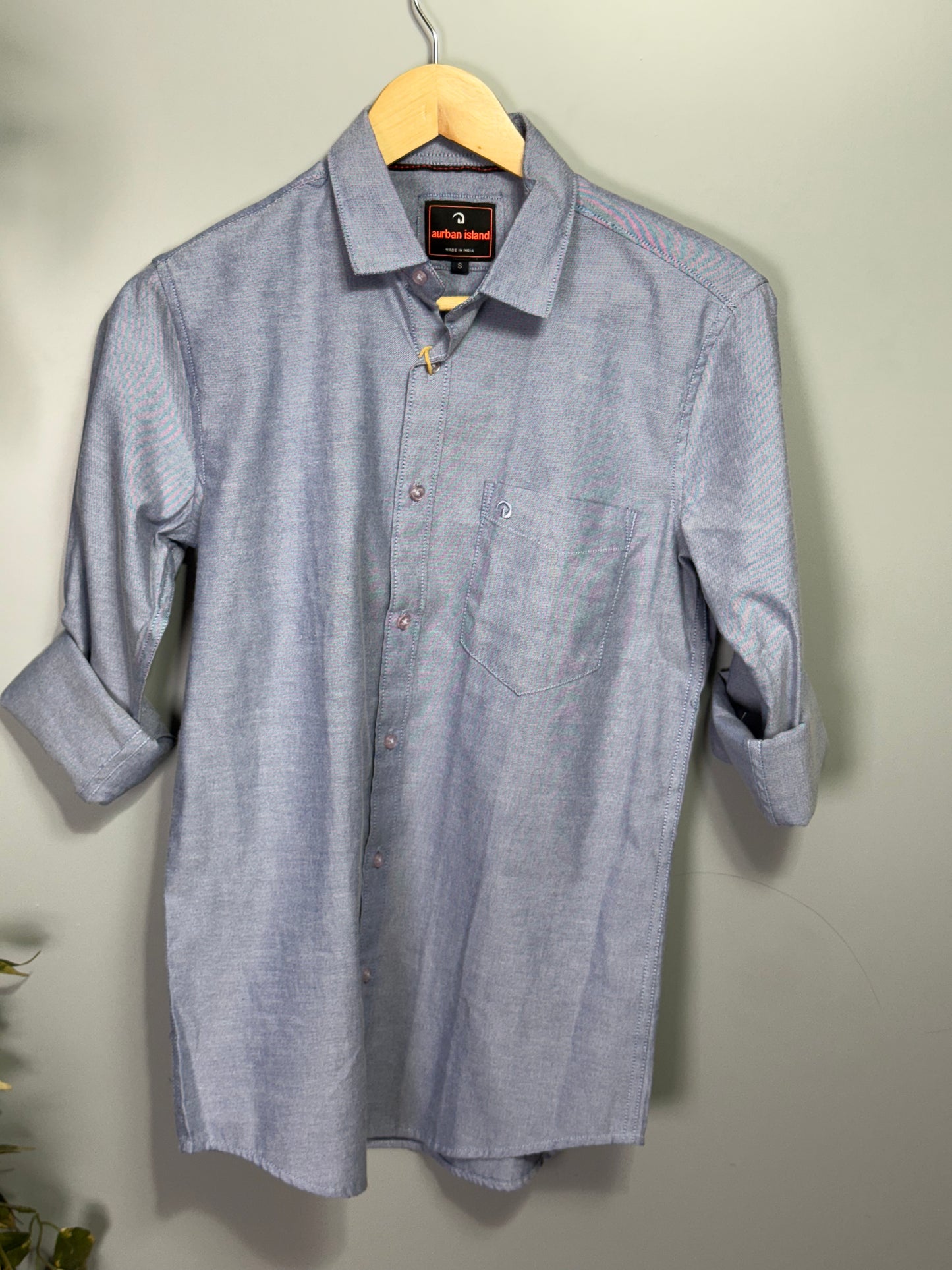 Men's Solid Full Sleeve Shirt