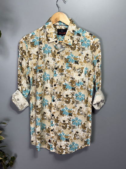 Men's Printed Full Sleeve Shirt