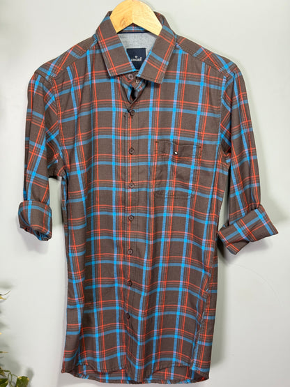 Men's Checked Full Sleeve Shirt