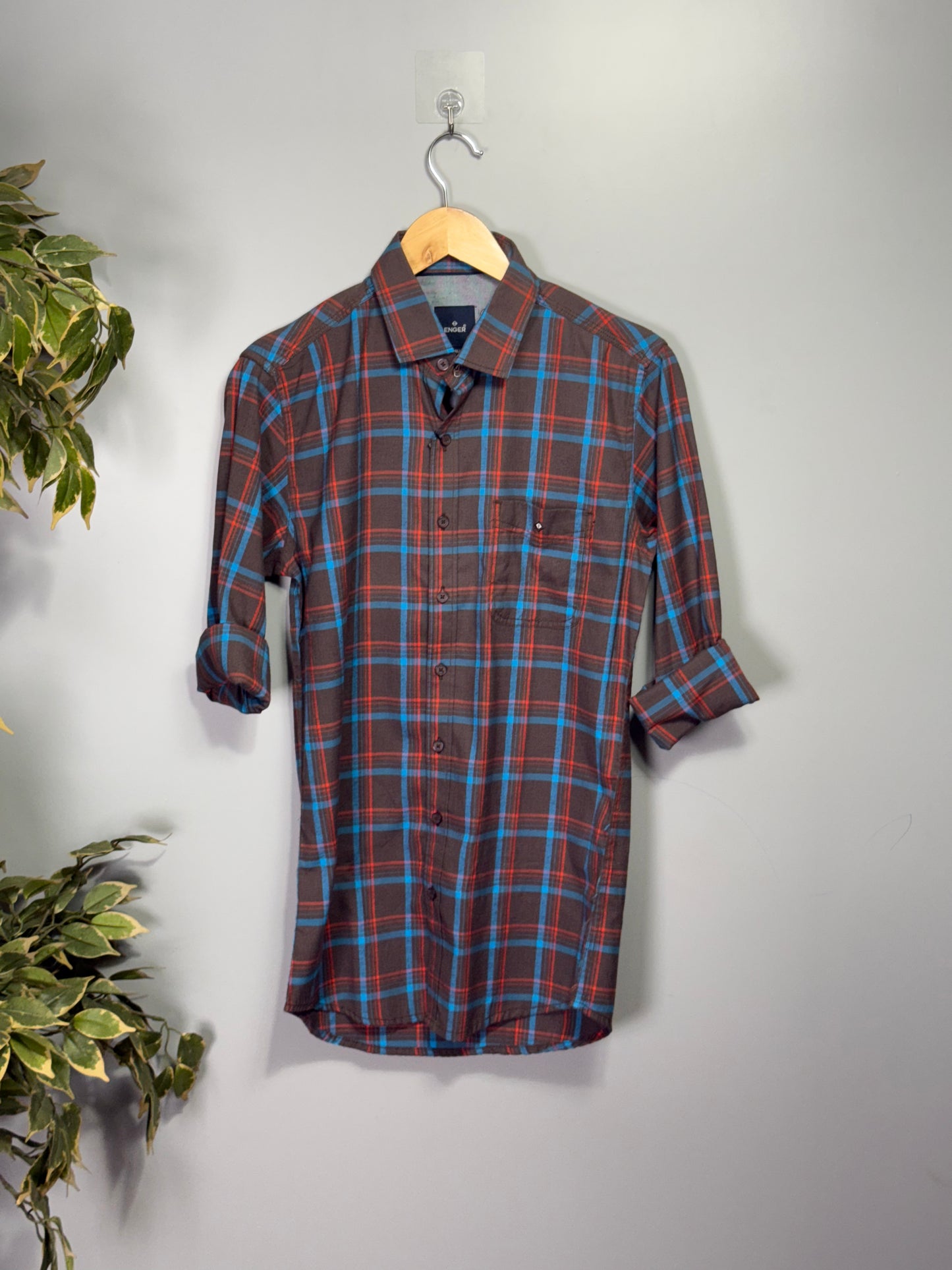 Men's Checked Full Sleeve Shirt