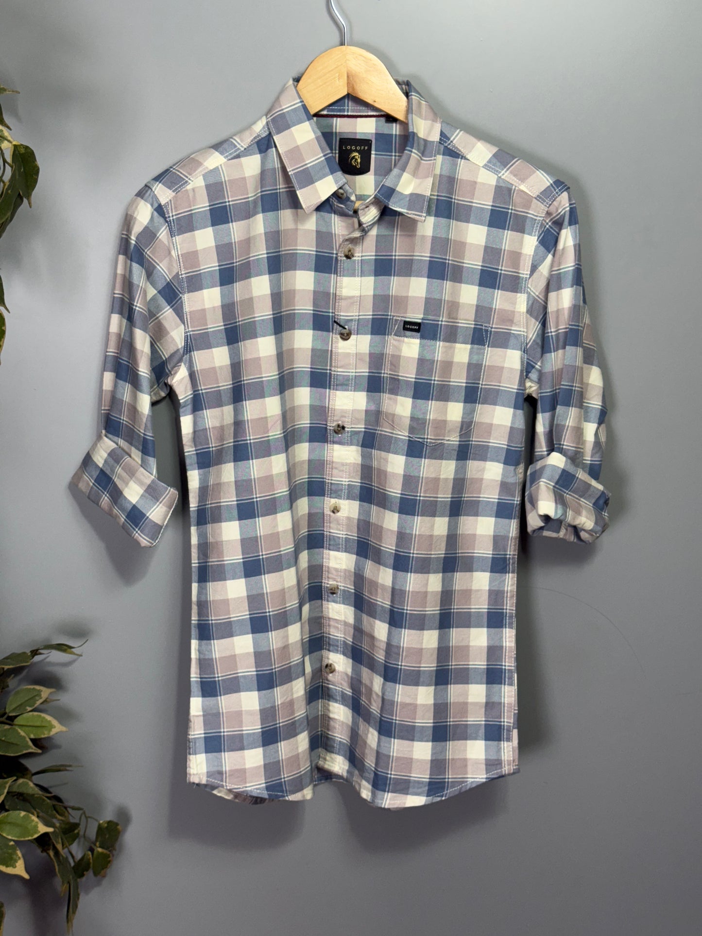 Men's Checked Full Sleeve Shirt