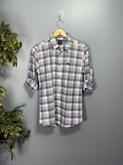 Men's Checked Full Sleeve Shirt