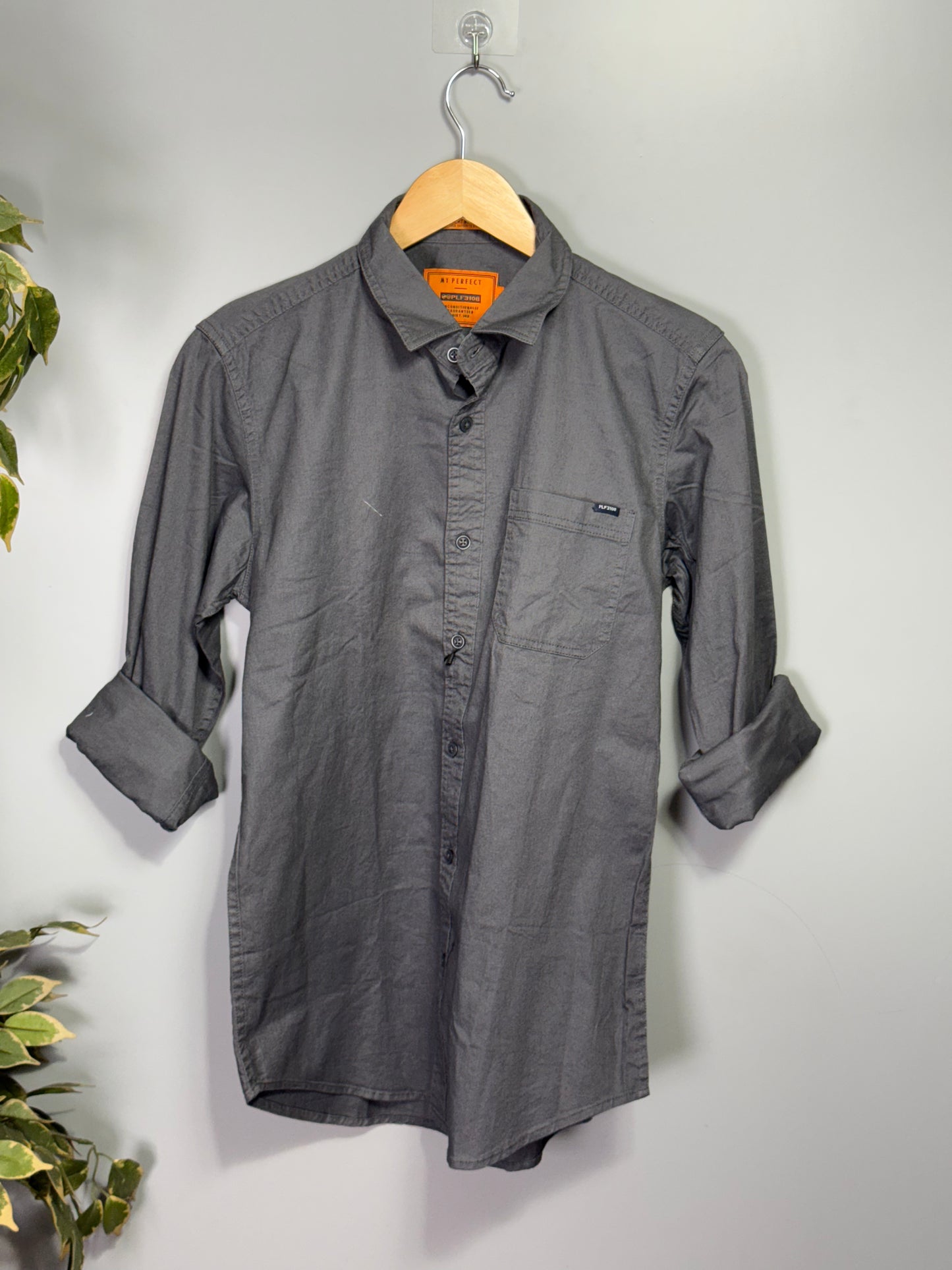 Men's Solid Full Sleeve Shirt