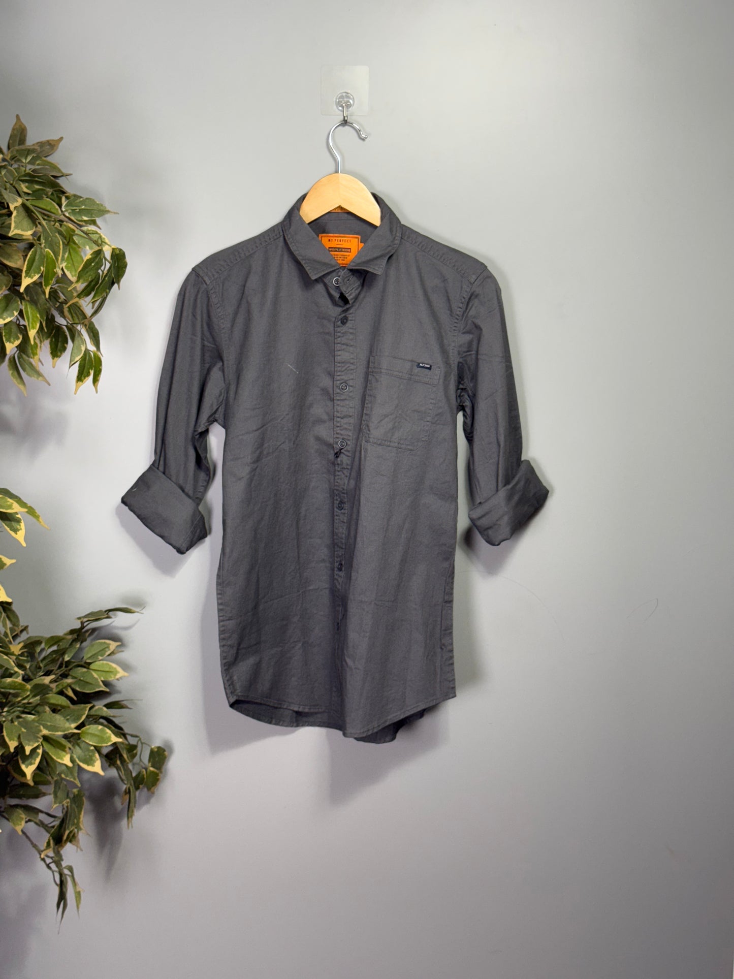 Men's Solid Full Sleeve Shirt