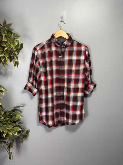 Men's Checked Full Sleeve Shirt