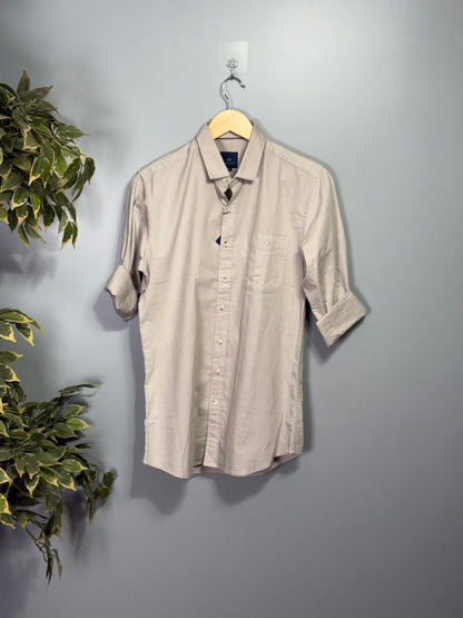 Men's Solid Full Sleeve Shirt