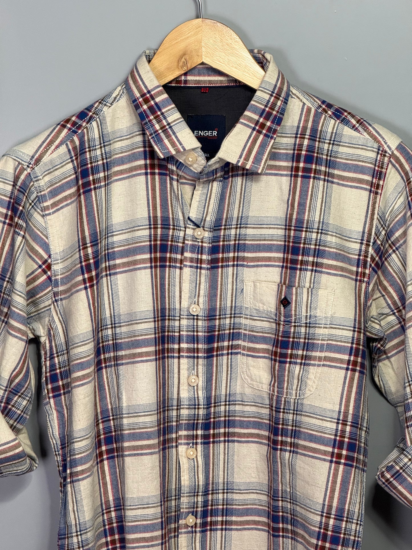 Men's Checked Full Sleeve Shirt