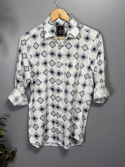 Men's Printed Full Sleeve Shirt