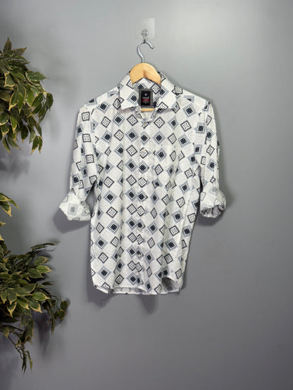 Men's Printed Full Sleeve Shirt