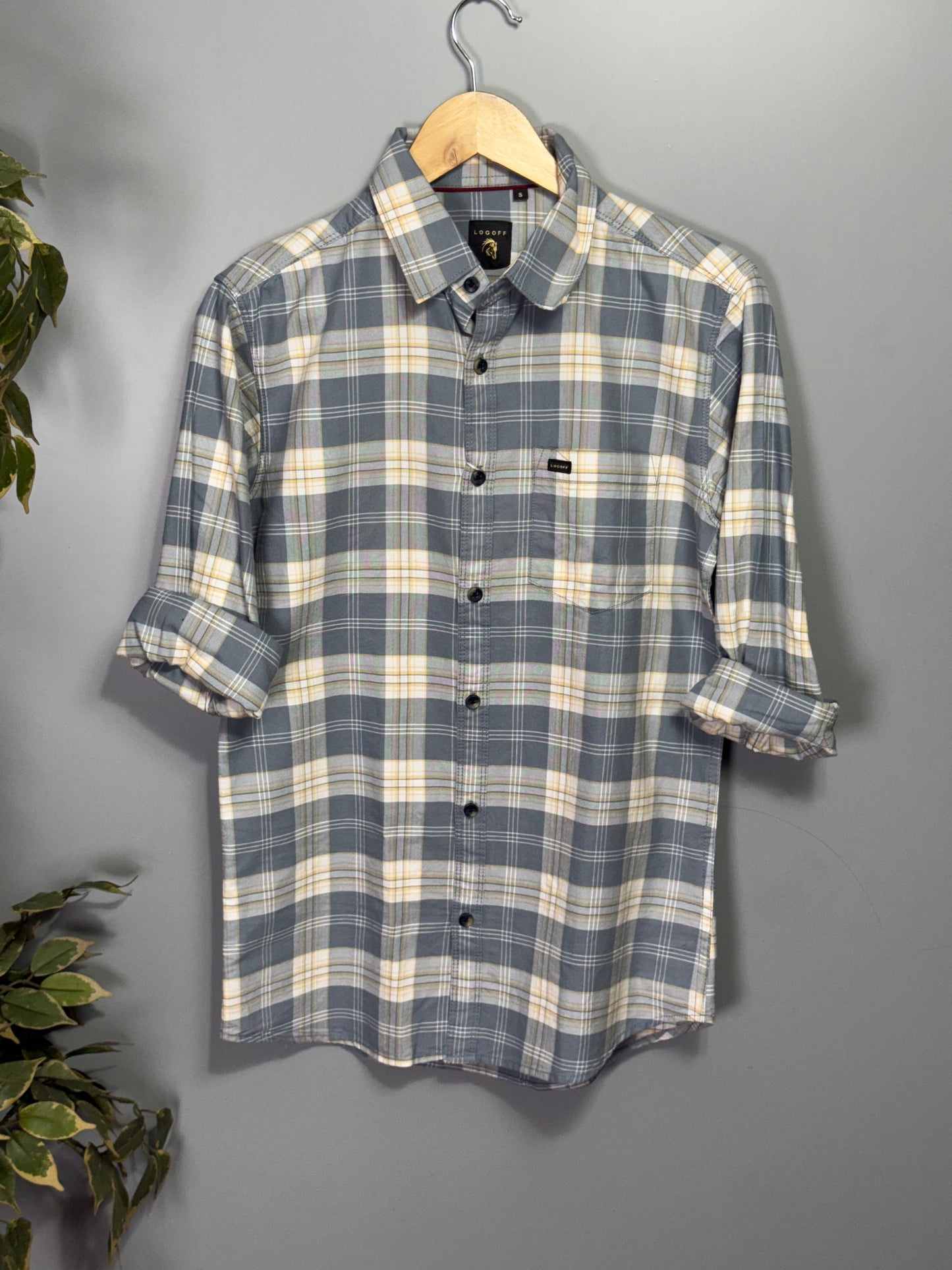 Men's Checked Full Sleeve Shirt